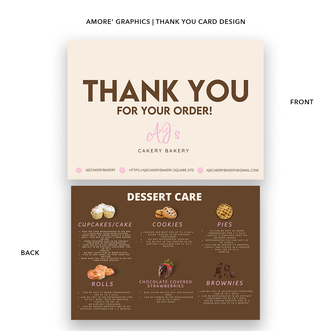 THANK YOU CARD DESIGN